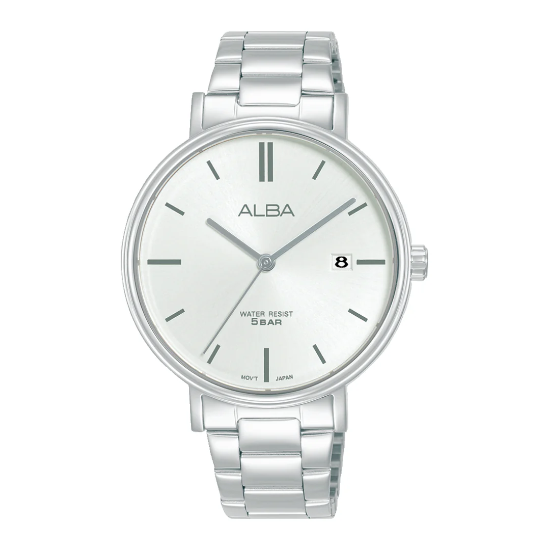ALBA AG8P03X FASHION QUARTZ 3 HANDS DATE STAINLESS STEEL WOMEN WATCH