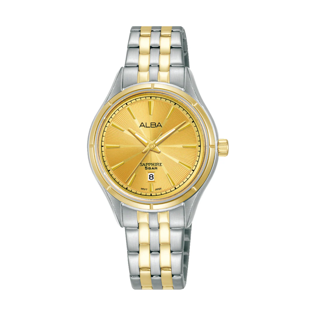 ALBA AH7CY2X PRESTIGE QUARTZ 3 HANDS DATE WOMEN WATCH