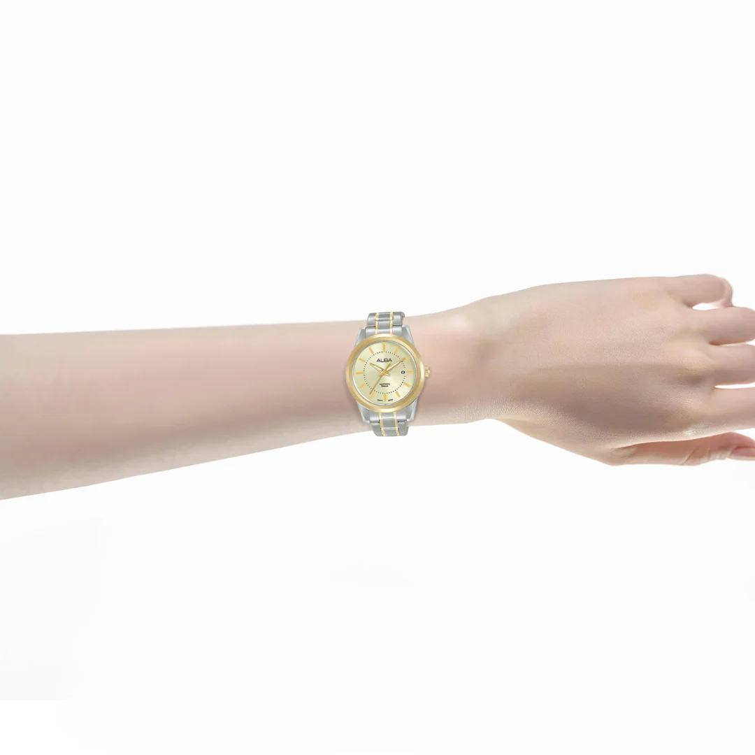 ALBA AH7EF2X PRESTIGE QUARTZ 3 HANDS DATE WOMEN WATCH - Image 3
