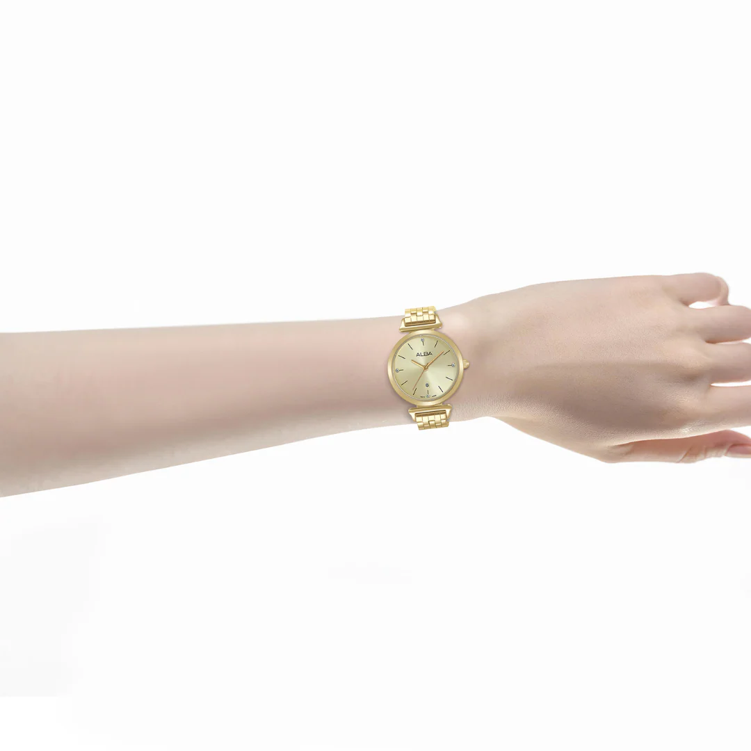 ALBA AH7EN2X FASHION QUARTZ 3 HANDS DATE WOMEN WATCH - Image 4