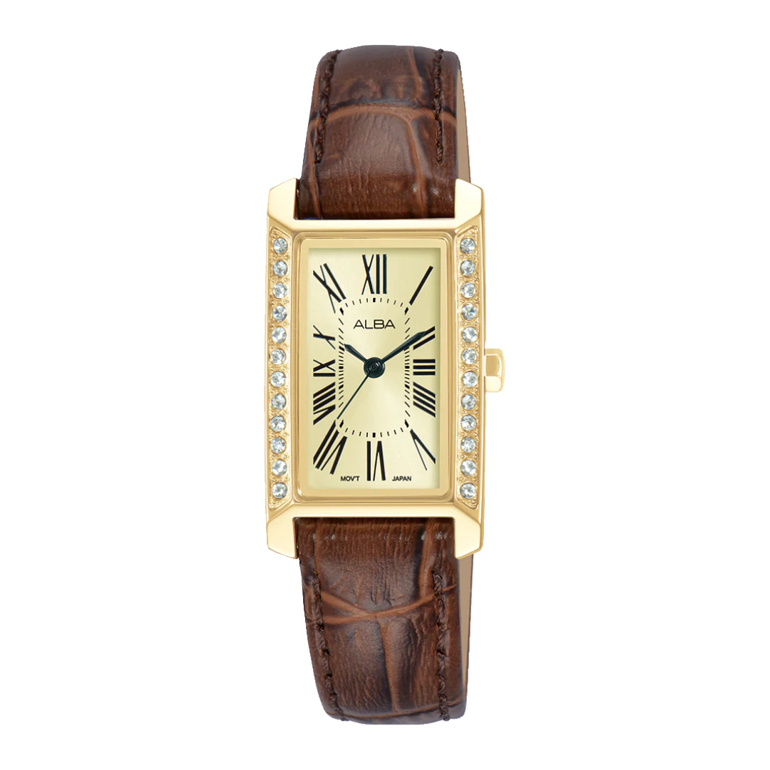 ALBA AK3064X FASHION QUARTZ LEATHER WOMEN WATCH