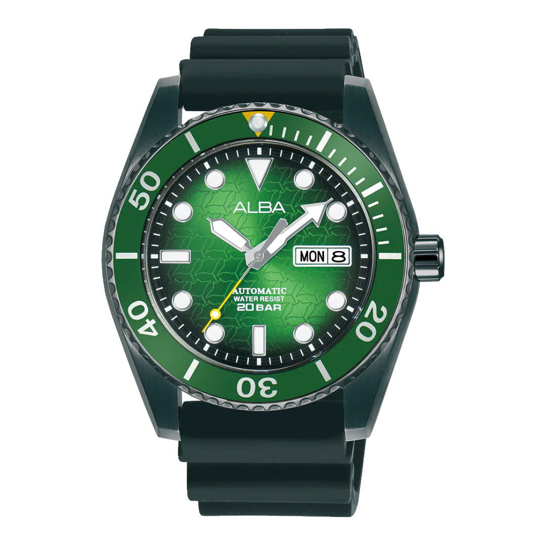 ALBA AL4439X MECHANICAL SILICONE MEN WATCH