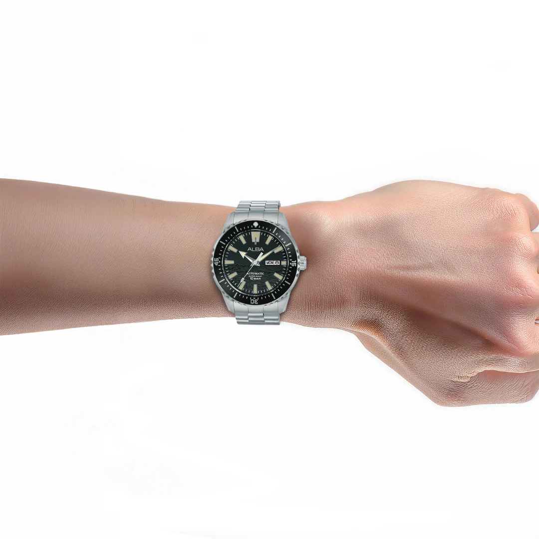 ALBA AL4743X MECHANICAL STAINLESS STEEL MEN WATCH - Image 5