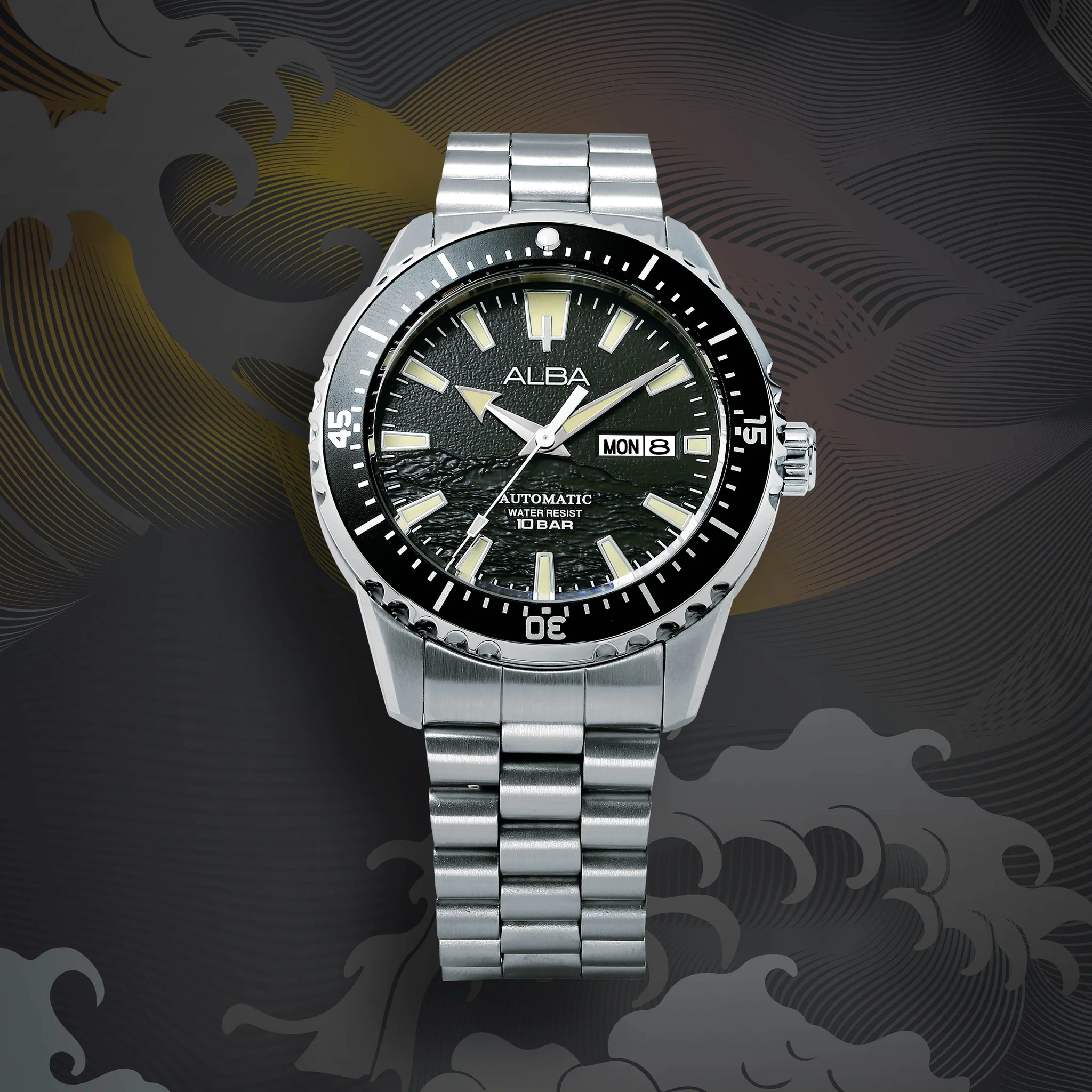 ALBA AL4743X MECHANICAL STAINLESS STEEL MEN WATCH - Image 6