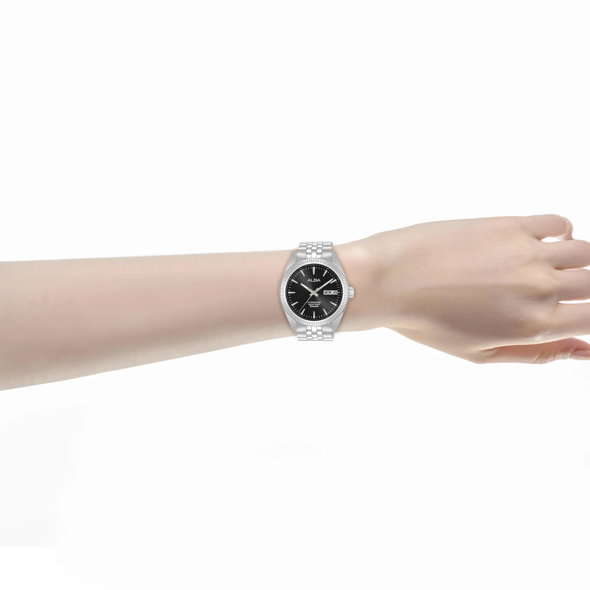 ALBA AL4803X MECHANICAL STAINLESS STEEL WOMEN WATCH - Image 3