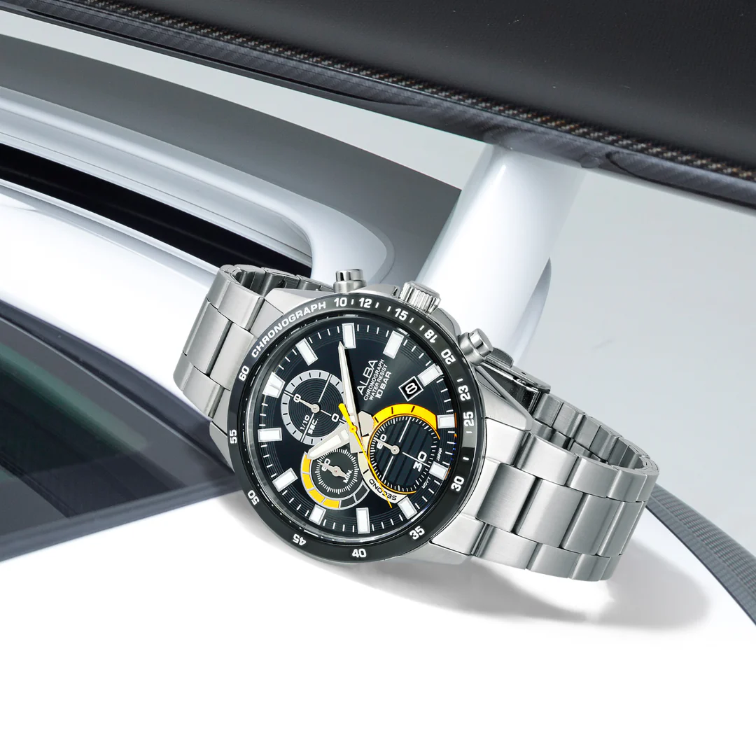 ALBA AM3963X ACTIVE QUARTZ CHRONOGRAPH MEN WATCH - Image 2