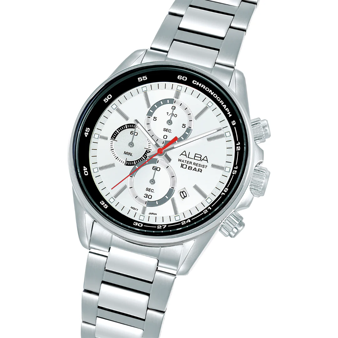 ALBA AM3A51X ACTIVE QUARTZ CHRONOGRAPH MEN WATCH - Image 2