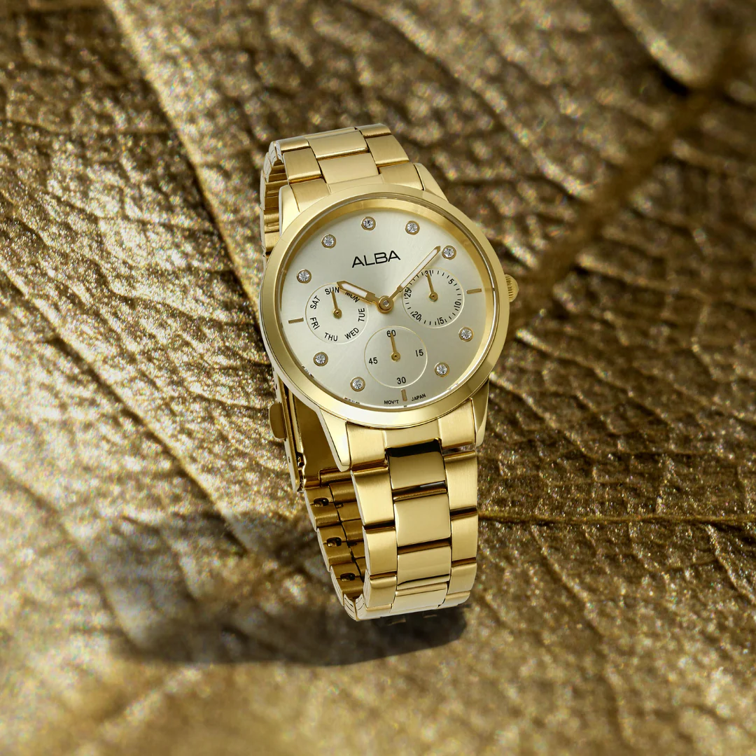 ALBA AP6722X FASHION QUARTZ 3 HANDS MULTI-FUNCTION STAINLESS STEEL WOMEN WATCH - Image 2