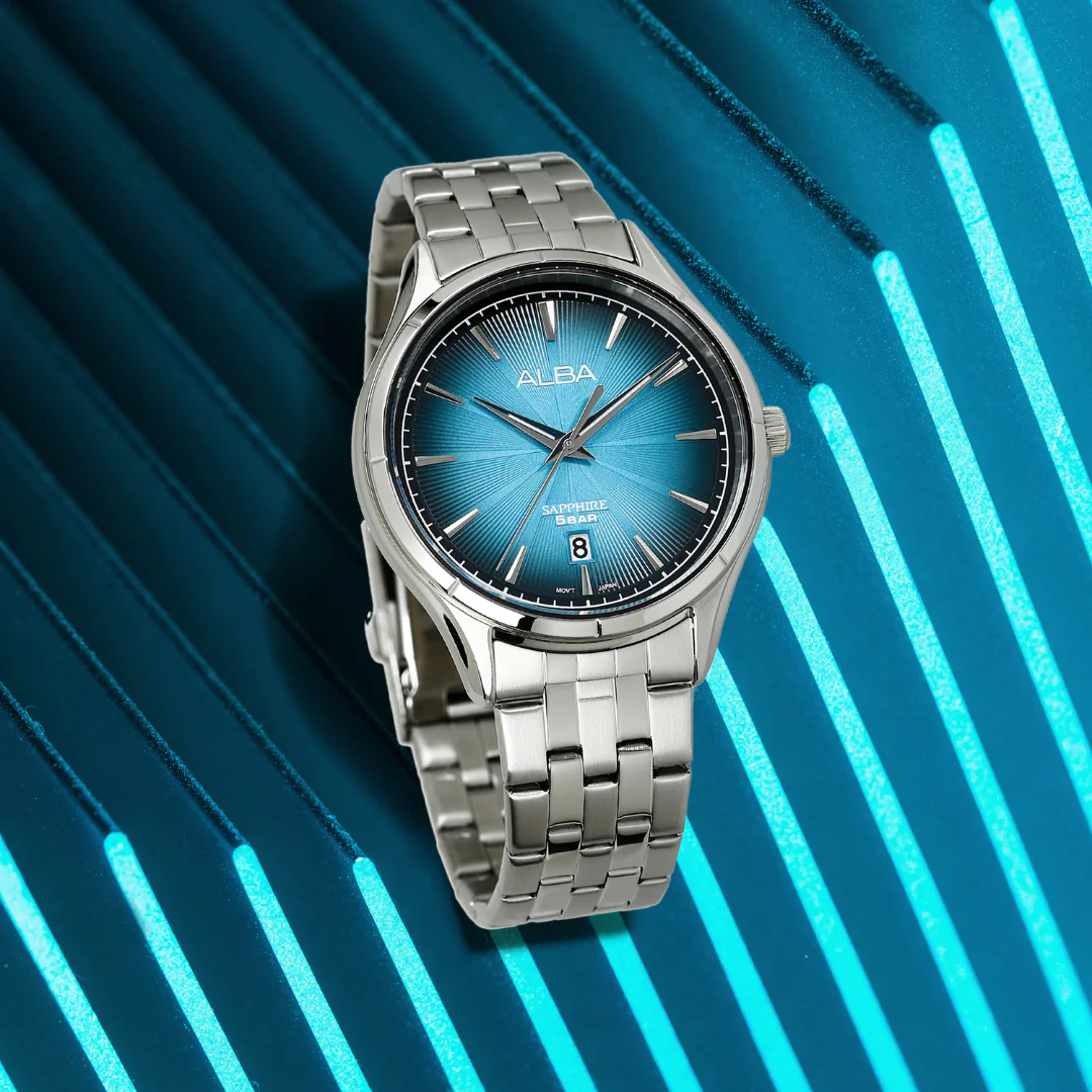 ALBA AS9T71X PRESTIGE QUARTZ 3 HANDS DATE STAINLESS STEEL MEN WATCH - Image 2