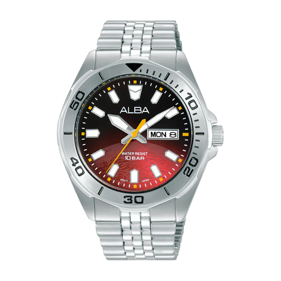 ALBA AV3581X ACTIVE QUARTZ STAINLESS STEEL MEN WATCH