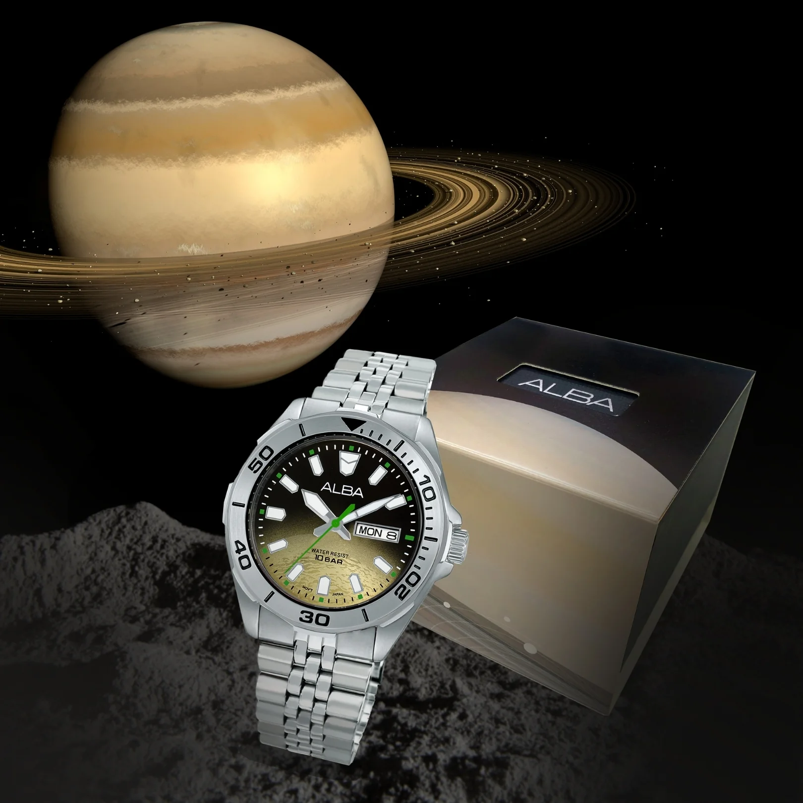 ALBA AV3585X ACTIVE QUARTZ MEN WATCH - Image 2