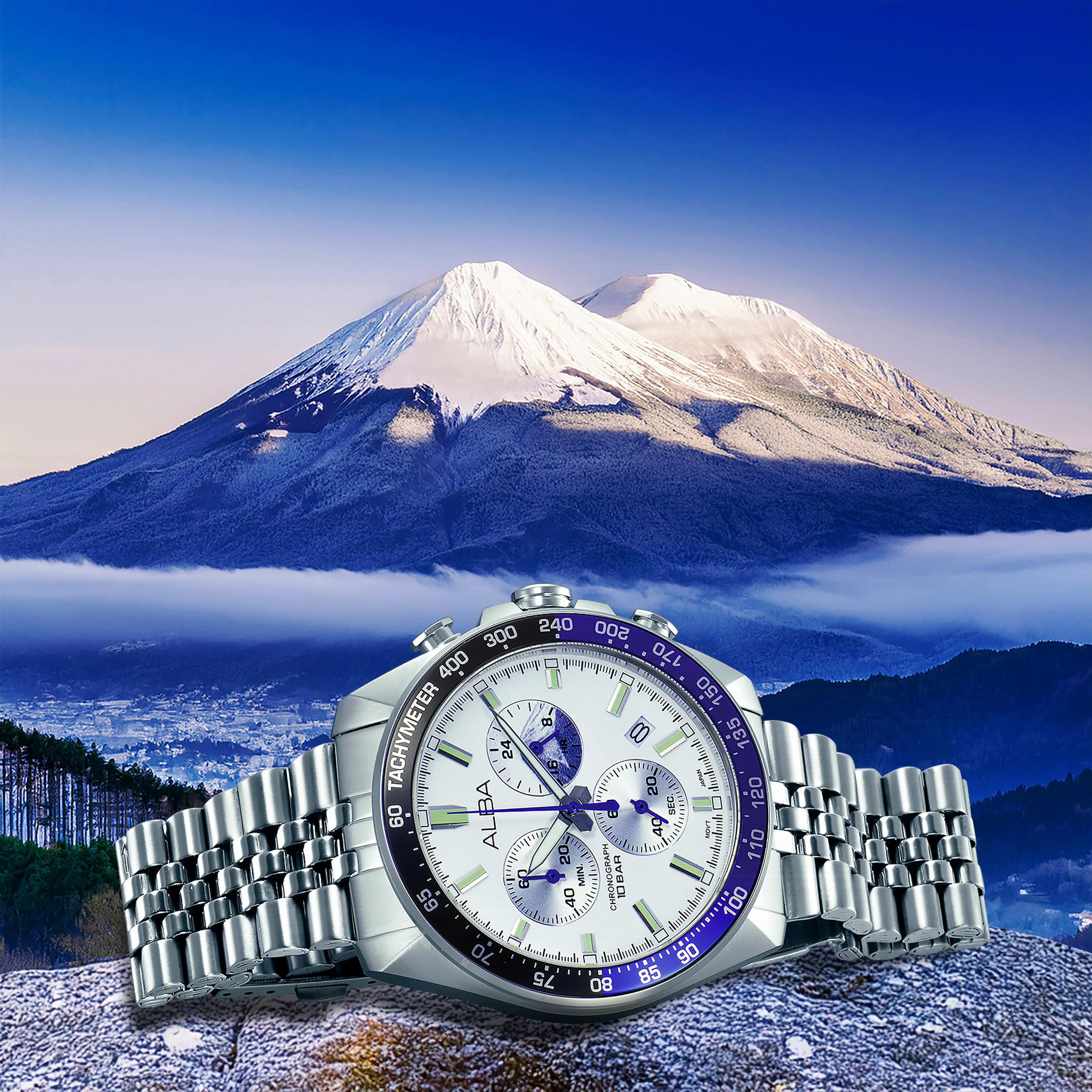 ALBA AX7029X SIGNA QUARTZ CHRONOGRAPH MEN WATCH - Image 5