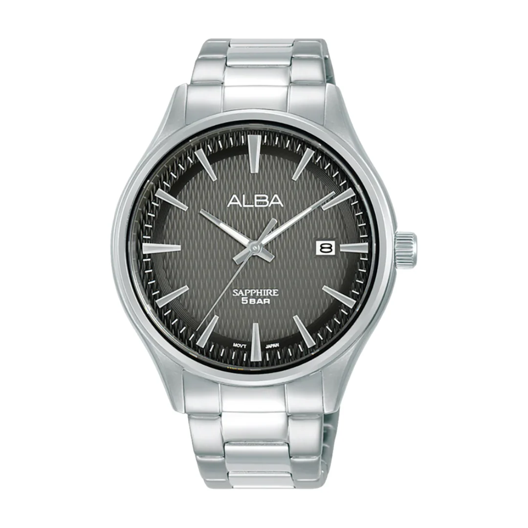 ALBA AS9U43X PRESTIGE QUARTZ 3 HANDS DATE MEN WATCH
