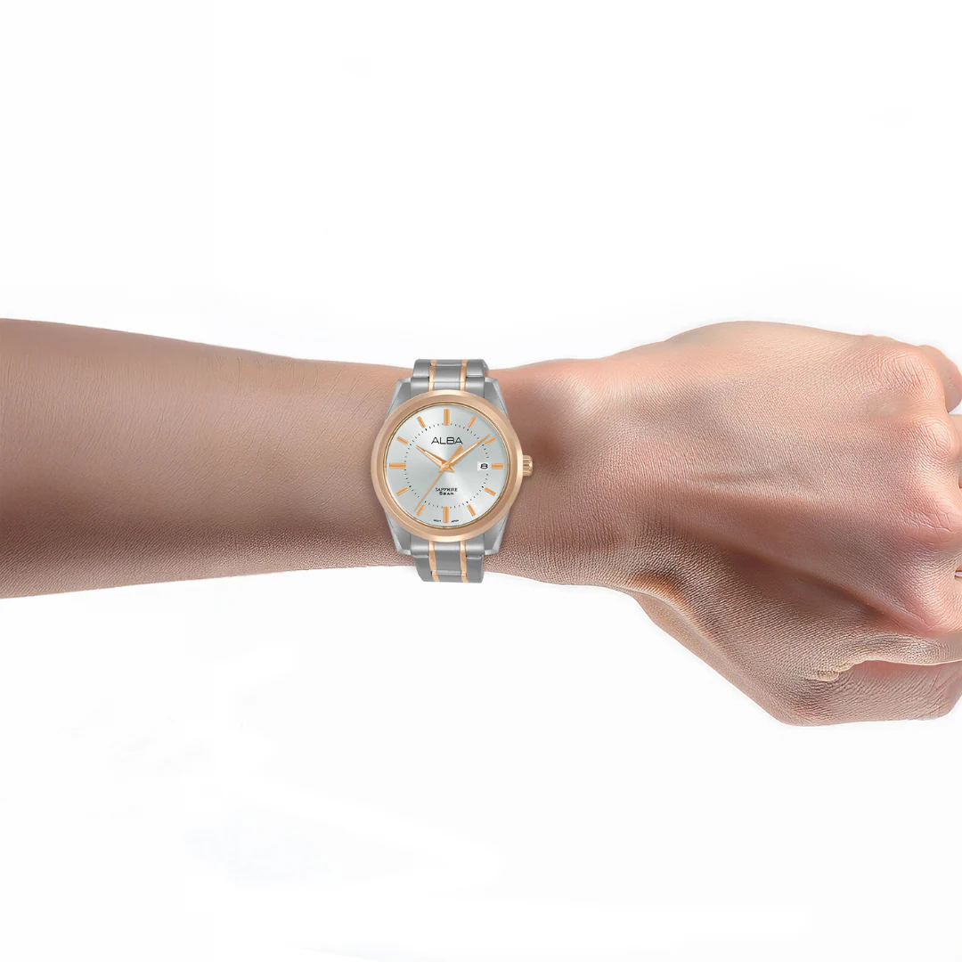 ALBA AS9V20X PRESTIGE QUARTZ 3 HANDS DATE MEN WATCH - Image 3
