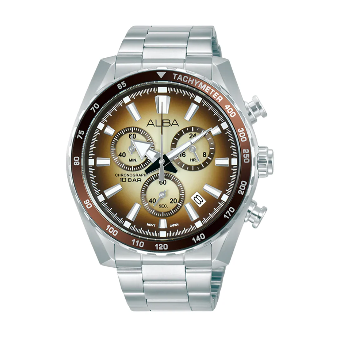 ALBA AX7009X SIGNA QUARTZ 3 HANDS DATE MEN WATCH