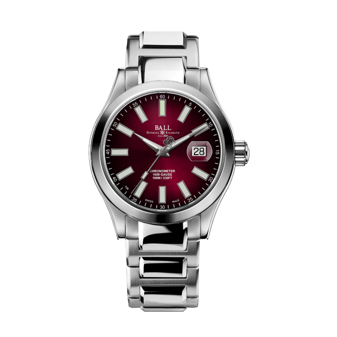 BALL ENGINEER III NM9026C-S6CJ-RD MARVELIGHT CHRONOMETER MEN WATCH
