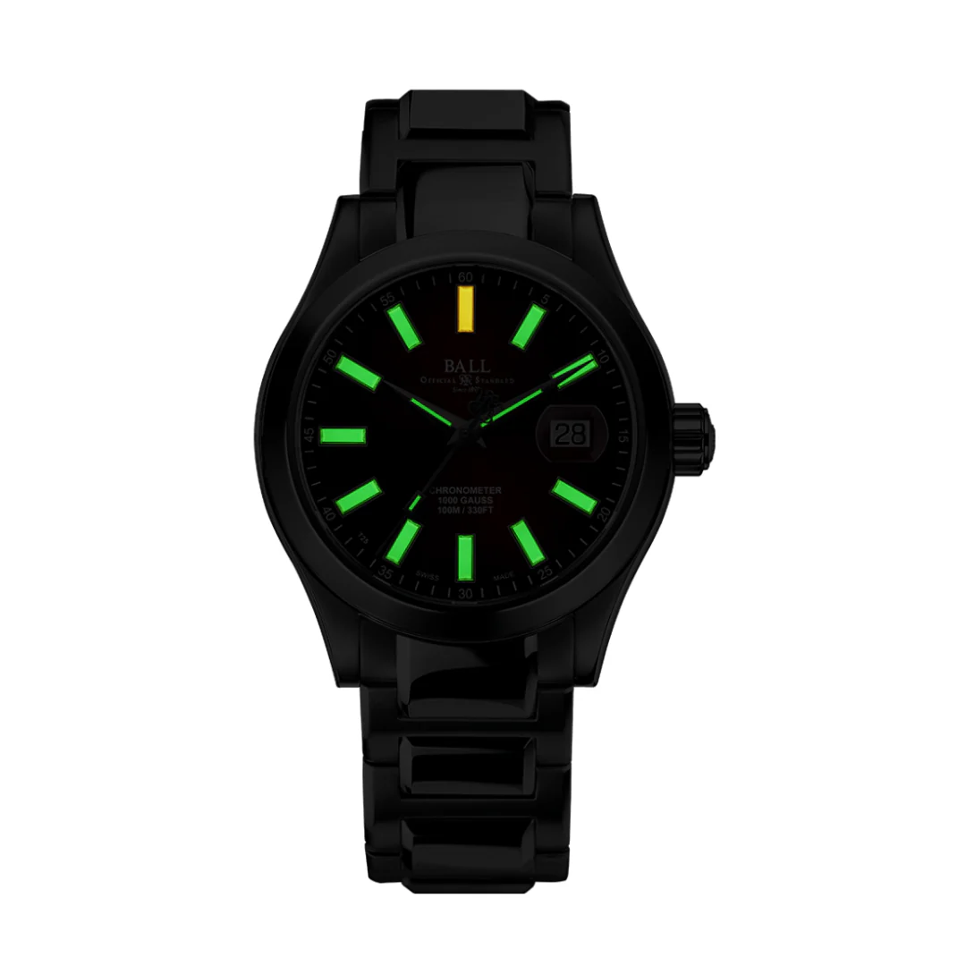 BALL ENGINEER III NM9026C-S6CJ-RD MARVELIGHT CHRONOMETER MEN WATCH - Image 2