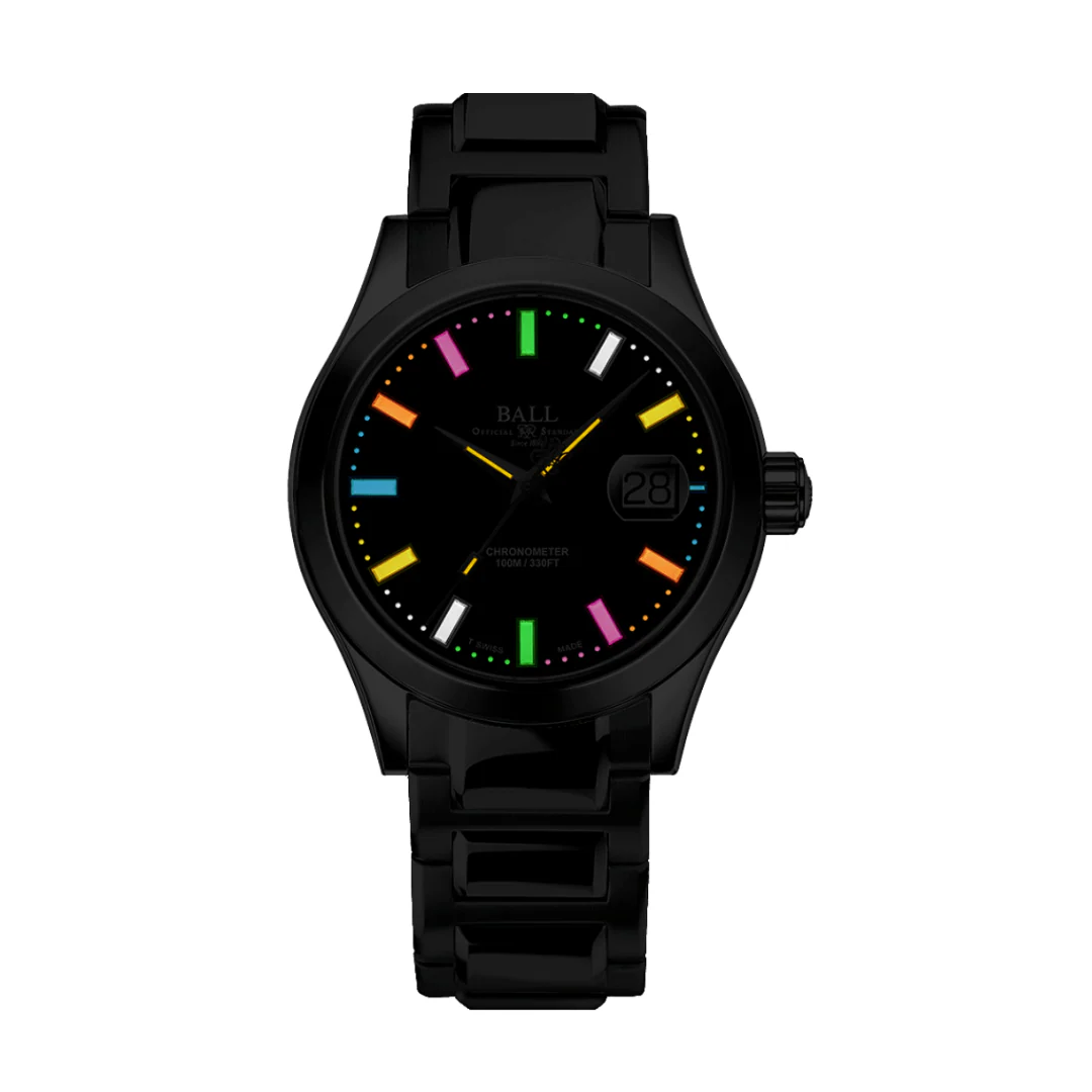 BALL ENGINEER III NM9026C-S28C-BK MARVELIGHT CHRONOMETER CARING EDITION MEN WATCH - Image 4