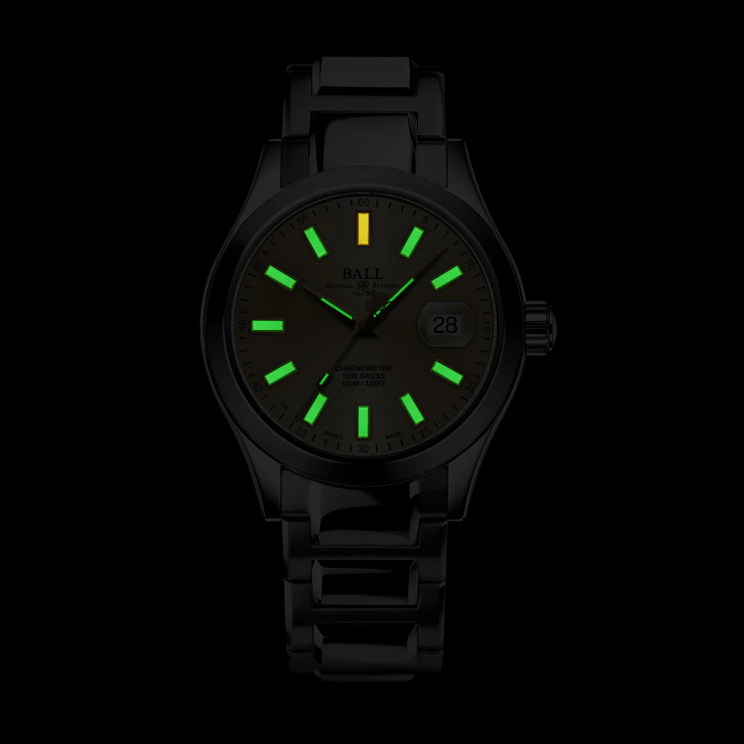 BALL ENGINEER III NM9026C-S39CJ-CH MARVELIGHT CHRONOMETER MEN WATCH - Image 3
