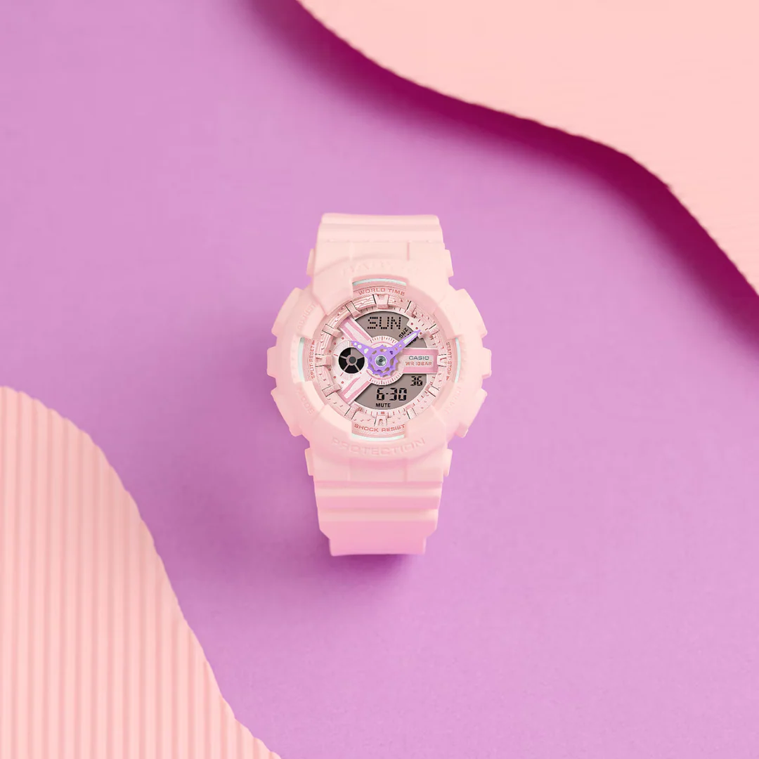 CASIO BABY-G BA-110AH-4ADR ANALOG-DIGITAL PINK WATCH - Image 2