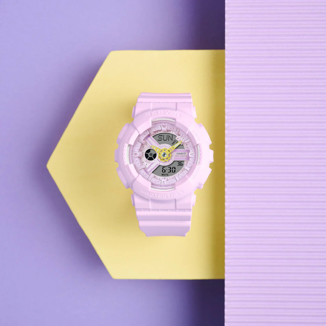 CASIO BABY-G BA-110AH-6ADR ANALOG-DIGITAL PURPLE WATCH - Image 2