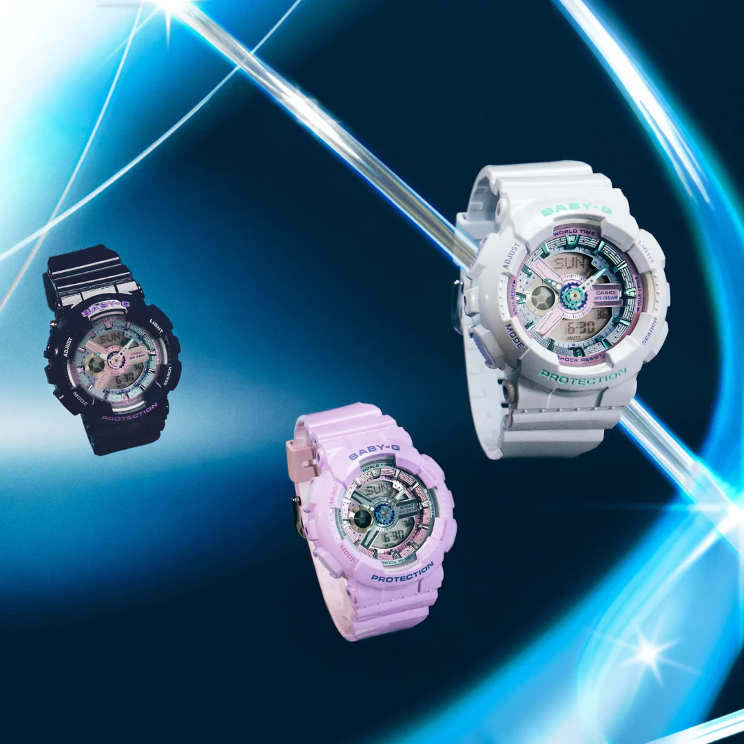 CASIO BABY-G BA-110MC-7ADR ANALOG-DIGITAL WHITE WOMEN WATCH - Image 5
