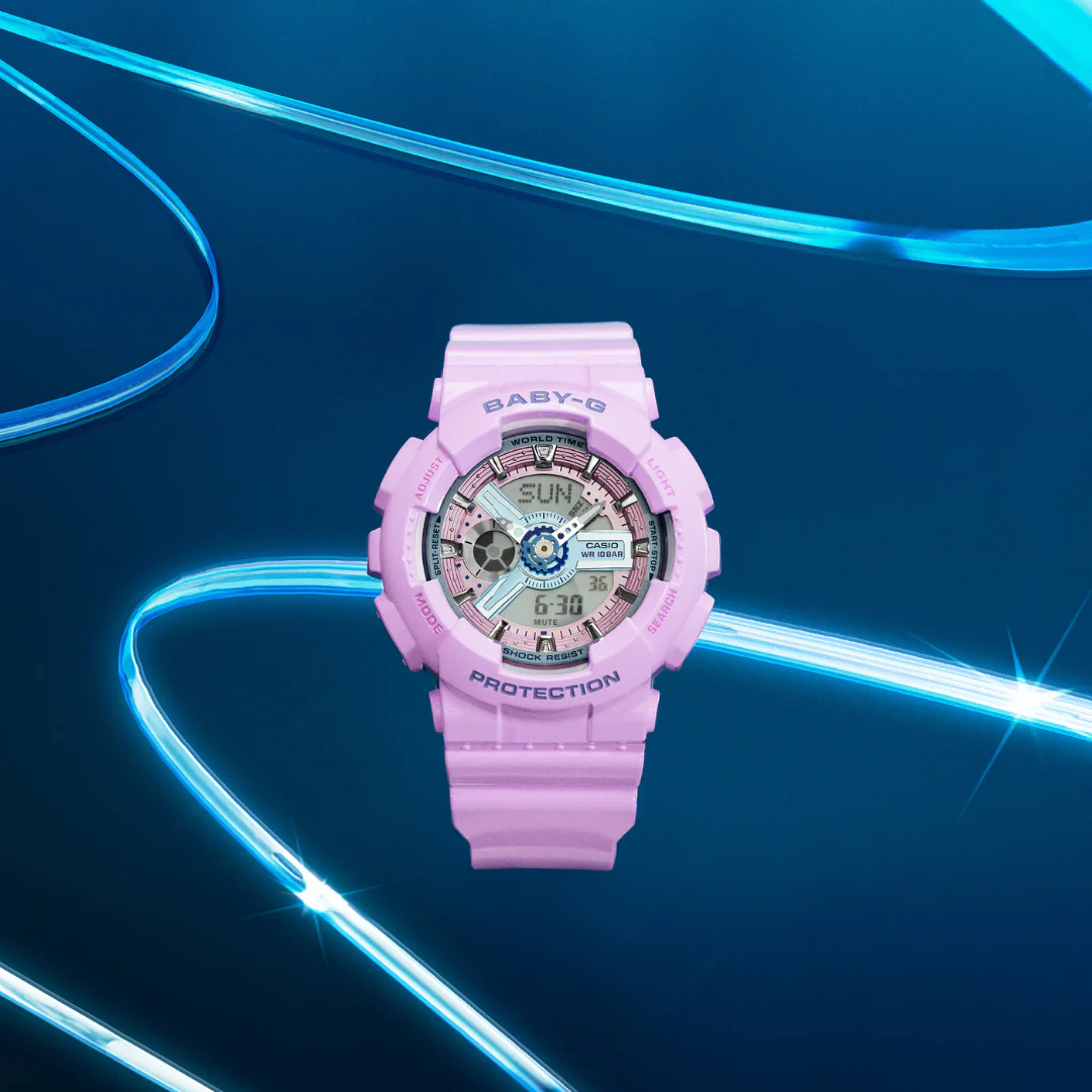 CASIO BABY-G BA-110MC-6ADR ANALOG-DIGITAL PURPLE WOMEN WATCH - Image 4