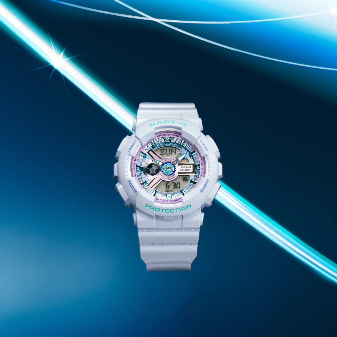 CASIO BABY-G BA-110MC-7ADR ANALOG-DIGITAL WHITE WOMEN WATCH - Image 4