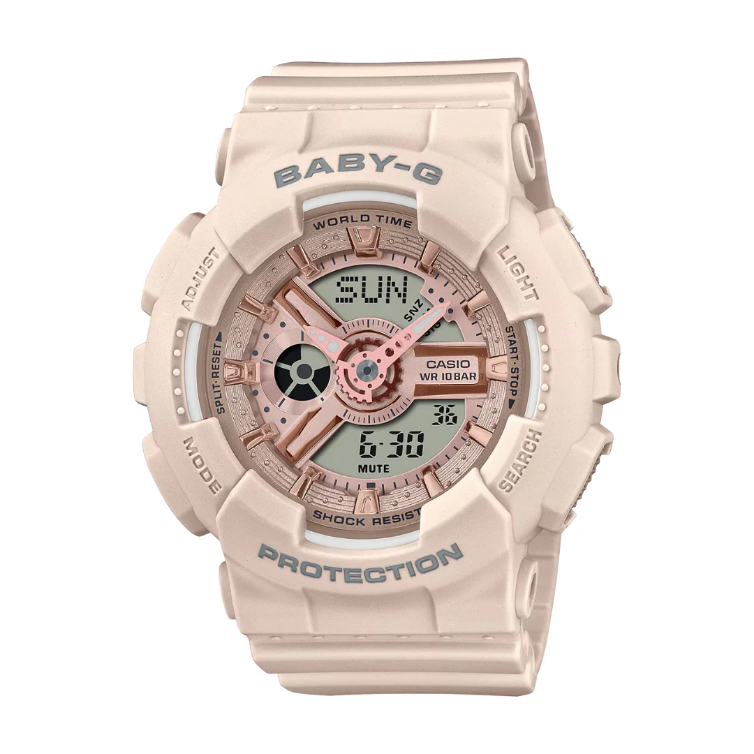 CASIO BABY-G BA-110XCP-4ADR ANALOG-DIGITAL BEIGE WATCH
