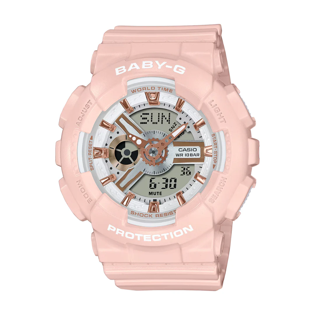 CASIO BABY-G BA-110XRG-4ADR ANALOG-DIGITAL PINK WATCH