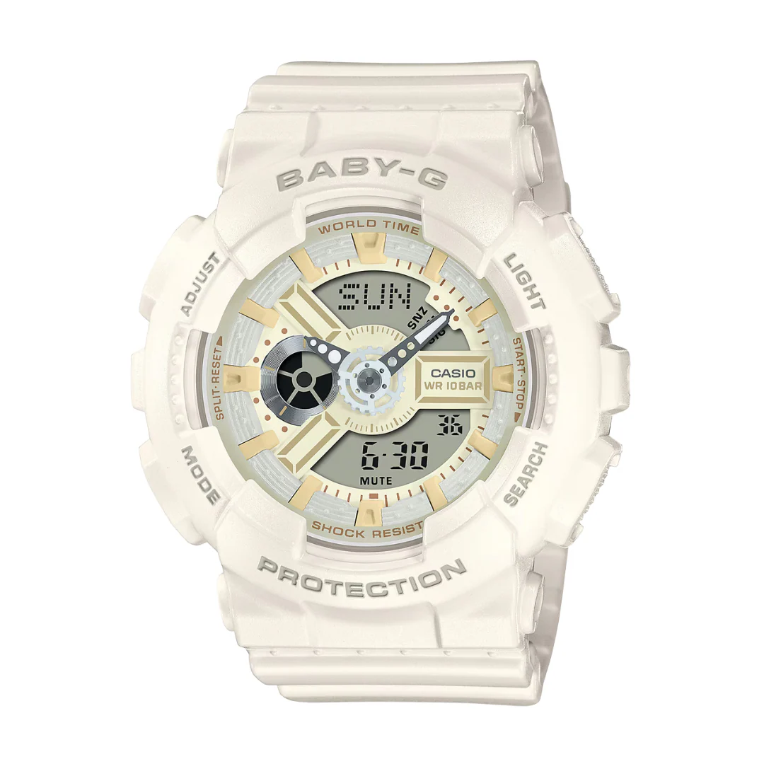 CASIO BABY-G BA-110XSW-7ADR ANALOG-DIGITAL BEIGE WATCH