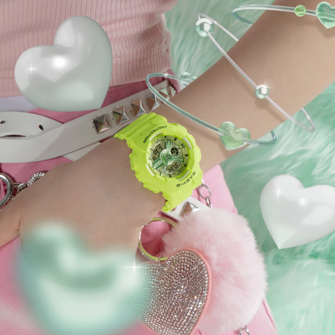 CASIO BABY-G BA-110YK-3ADR Y2K FRESH COLORS ANALOG-DIGITAL YELLOW WATCH - Image 3