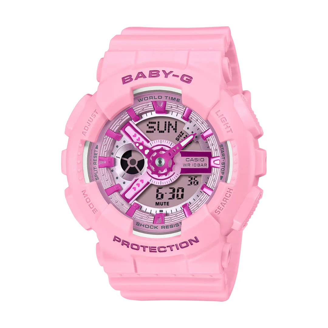 CASIO BABY-G BA-110YK-4ADR Y2K FRESH COLORS ANALOG-DIGITAL PINK WATCH