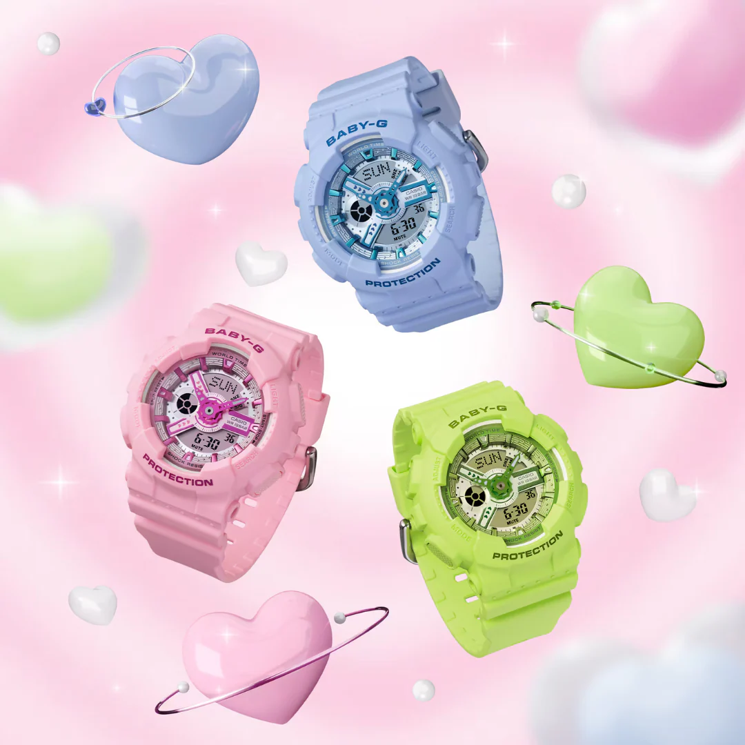 CASIO BABY-G BA-110YK-4ADR Y2K FRESH COLORS ANALOG-DIGITAL PINK WATCH - Image 4