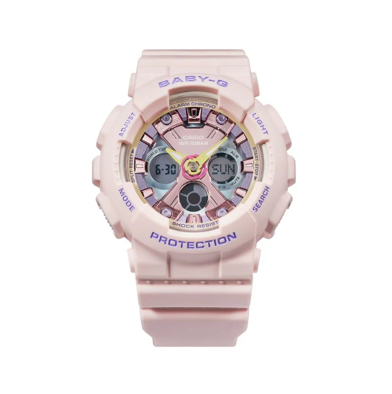 CASIO BABY-G BA-130PM-4ADR ANALOG-DIGITAL PINK WATCH - Image 2