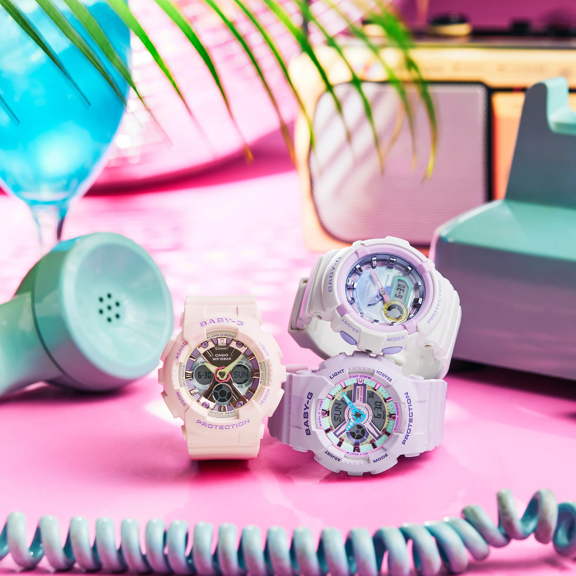 CASIO BABY-G BA-130PM-4ADR ANALOG-DIGITAL PINK WATCH - Image 4