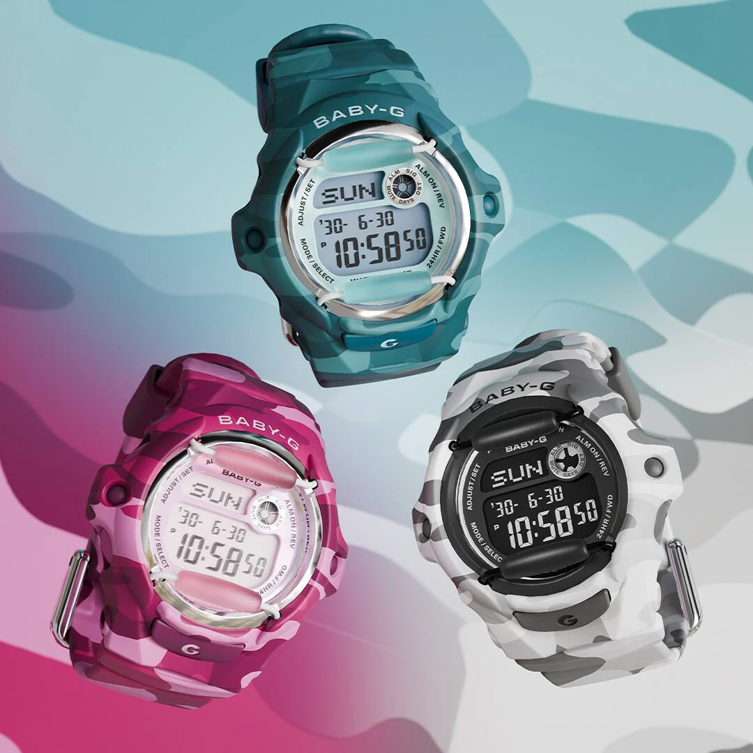 CASIO BABY-G BG-169CM-4DR BOLD CAMO DIGITAL WATCH - Image 5