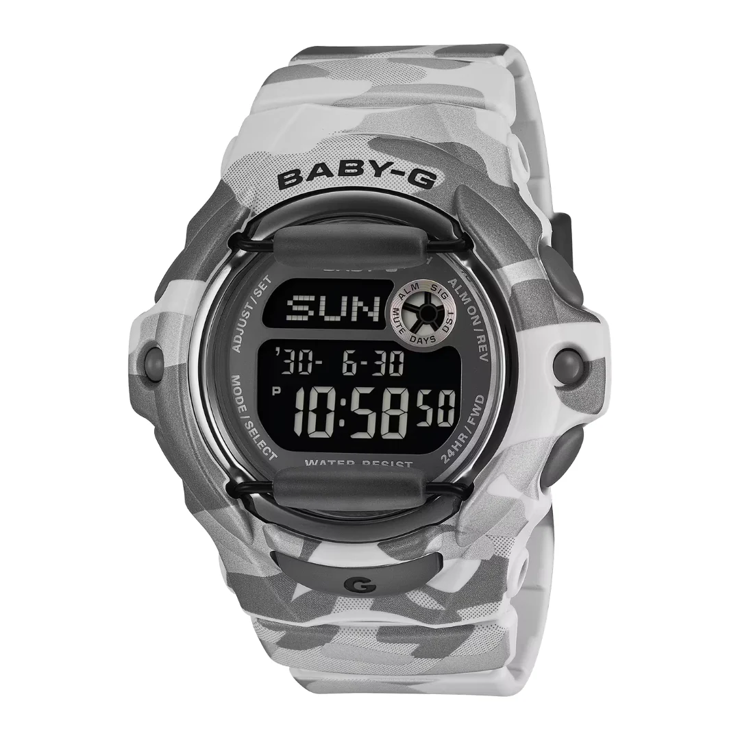 CASIO BABY-G BG-169CMB-8DR BOLD CAMO DIGITAL WATCH