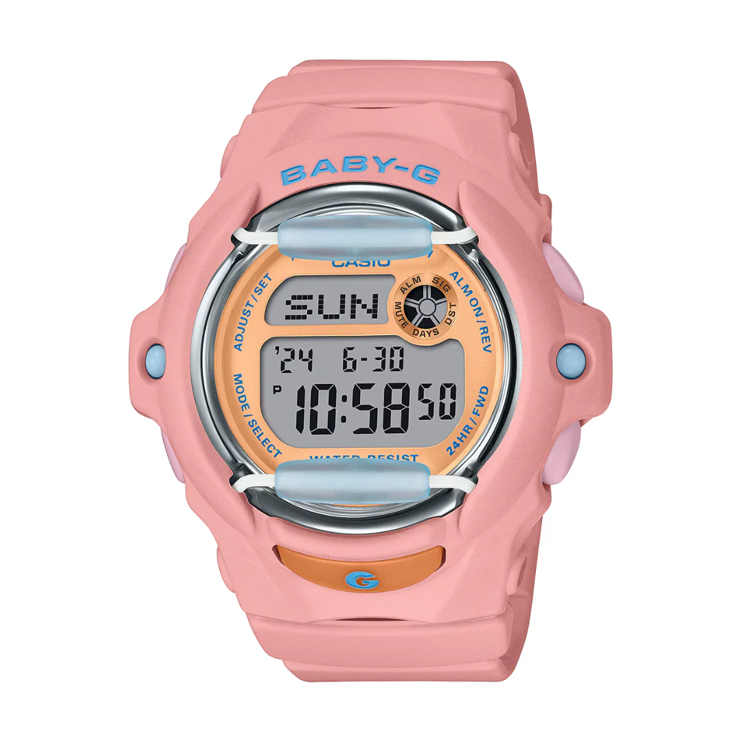 CASIO BABY-G BG-169PB-4DR DIGITAL CORAL PINK WOMEN WATCH