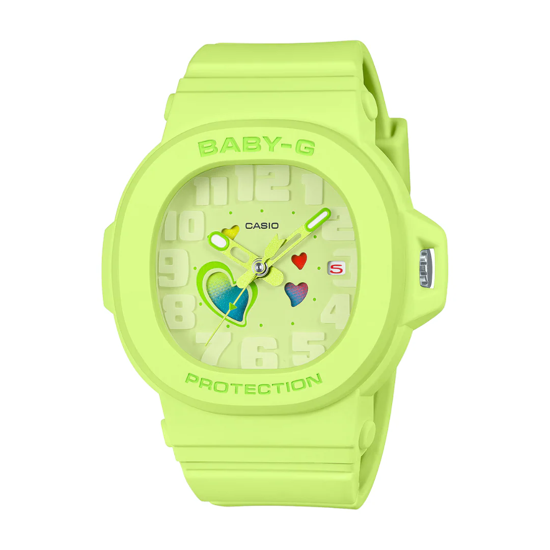 CASIO BABY-G BGA-10-3ADR PLAYFUL HEARTS ANALOG WOMEN WATCH