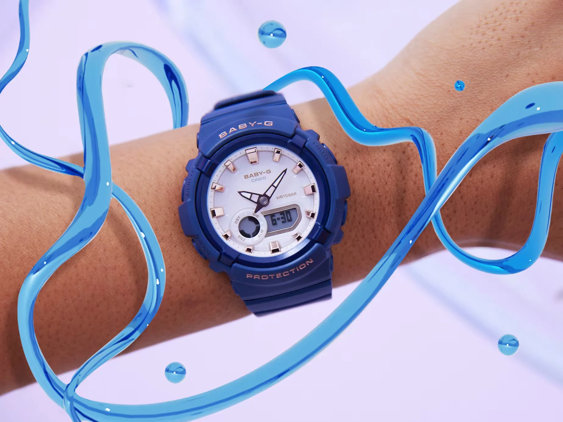 CASIO BABY-G BGA-280BA-2ADR ANALOG-DIGITAL BLUE WATCH - Image 3