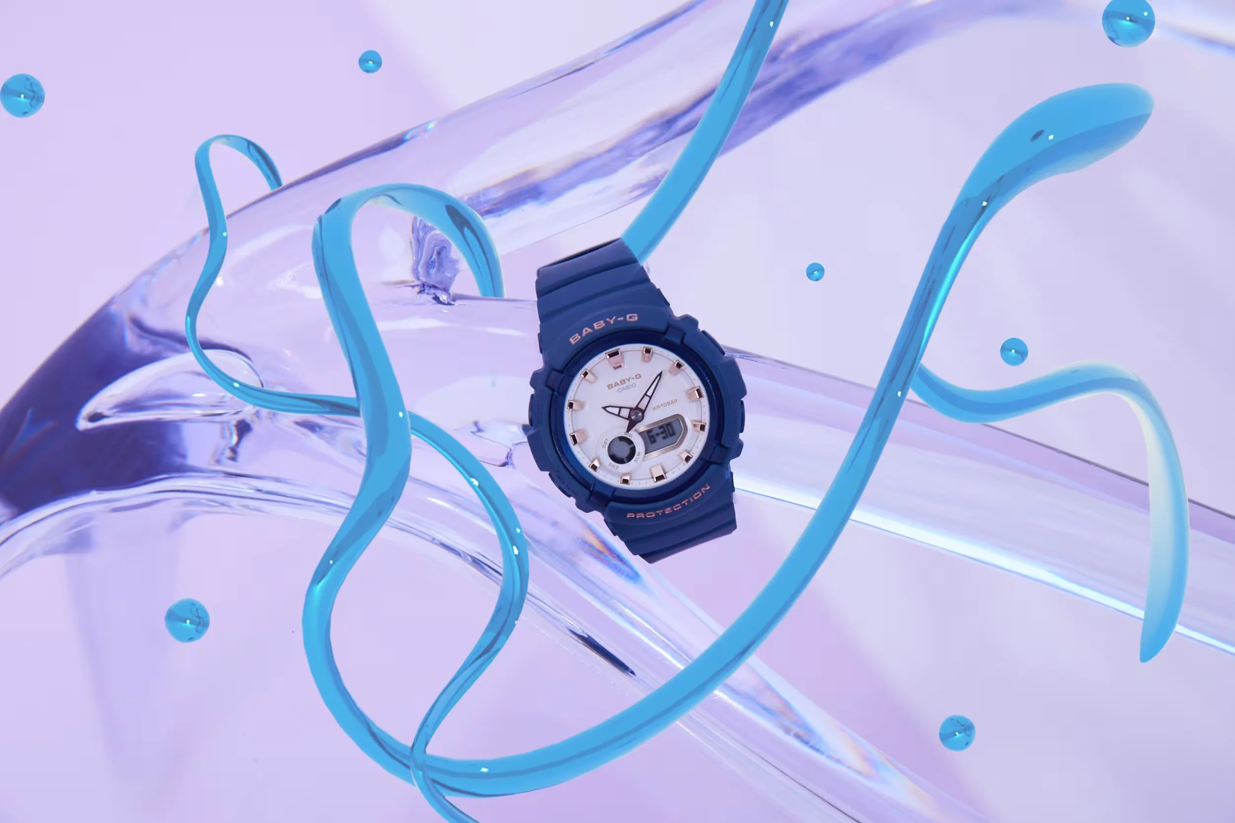 CASIO BABY-G BGA-280BA-2ADR ANALOG-DIGITAL BLUE WATCH - Image 5