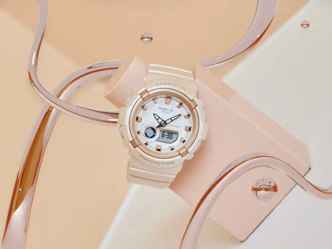 CASIO BABY-G BGA-280BA-4ADR ANALOG-DIGITAL BEIGE WATCH - Image 4