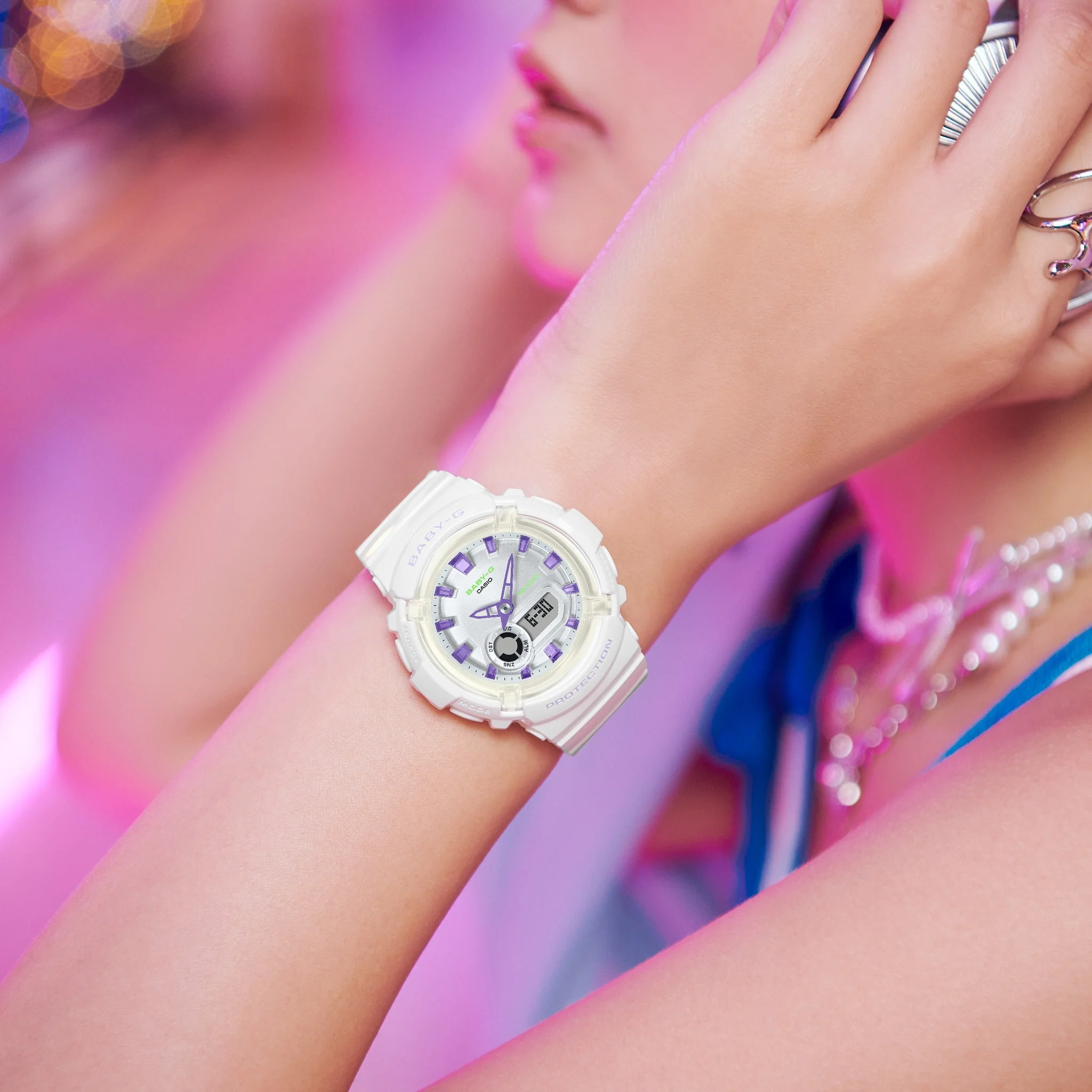 CASIO BABY-G BGA-280DN-7ADR ANALOG-DIGITAL WHITE WATCH - Image 3