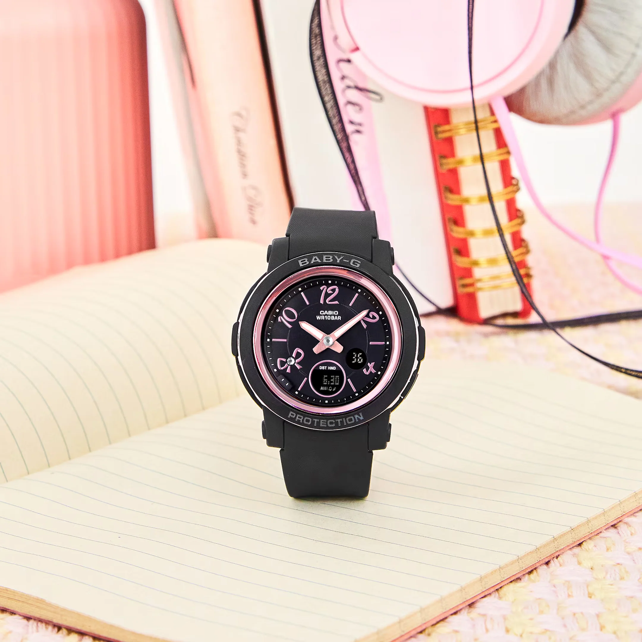 CASIO BABY-G BGA-290RA-1ADR RIBBON BLACK WOMEN WATCH - Image 3