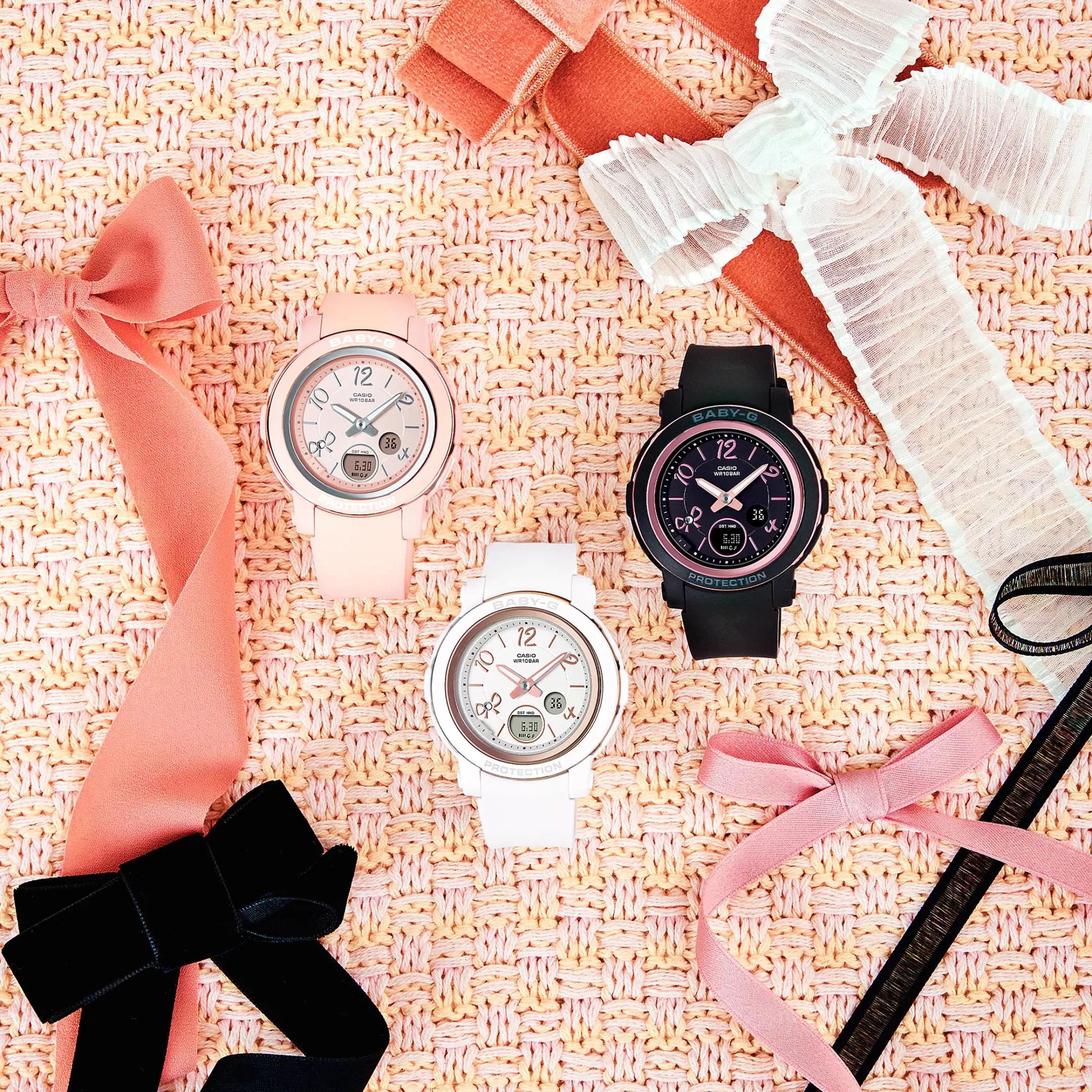 CASIO BABY-G BGA-290RA-1ADR RIBBON BLACK WOMEN WATCH - Image 8