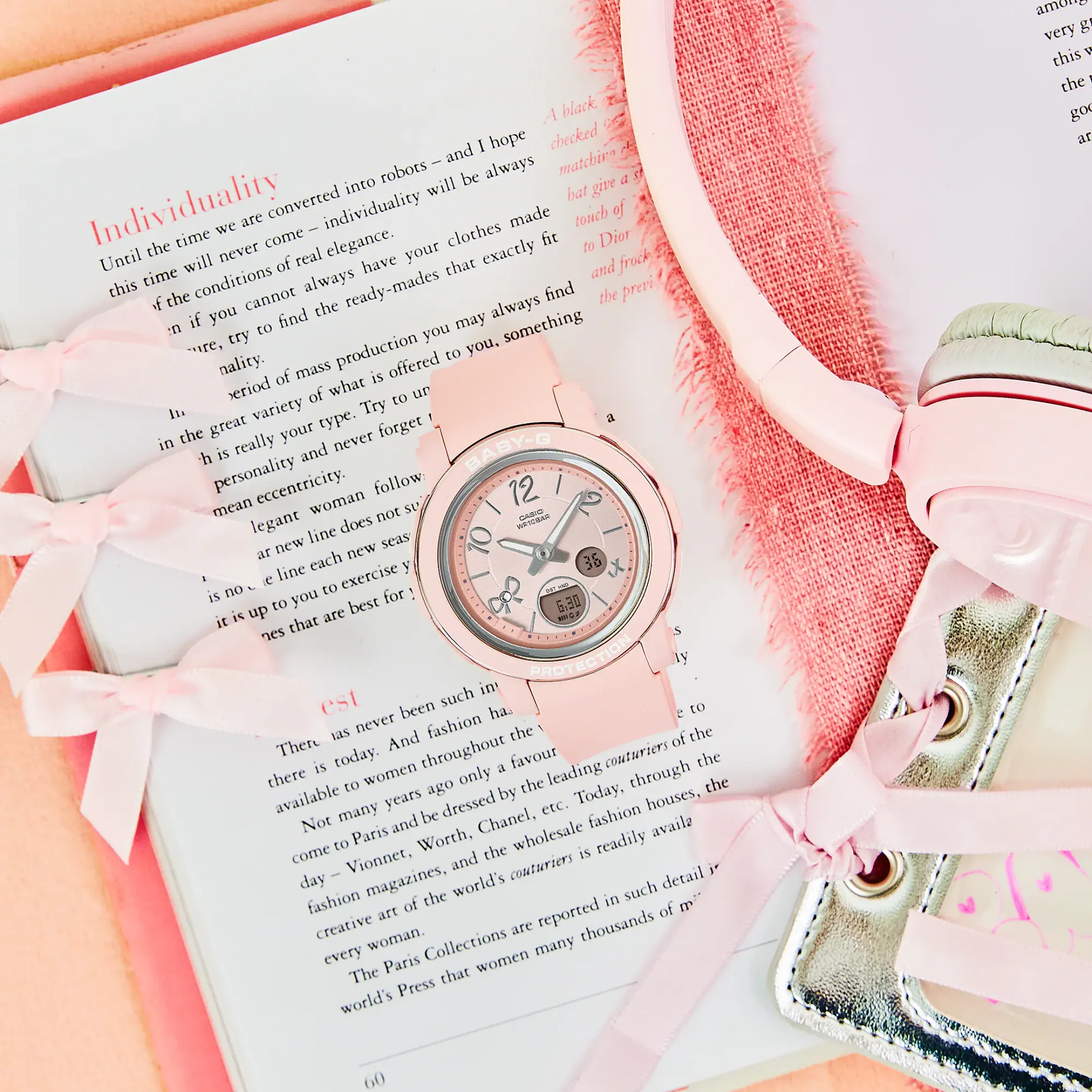 CASIO BABY-G BGA-290RA-4ADR RIBBON PINK WOMEN WATCH - Image 3