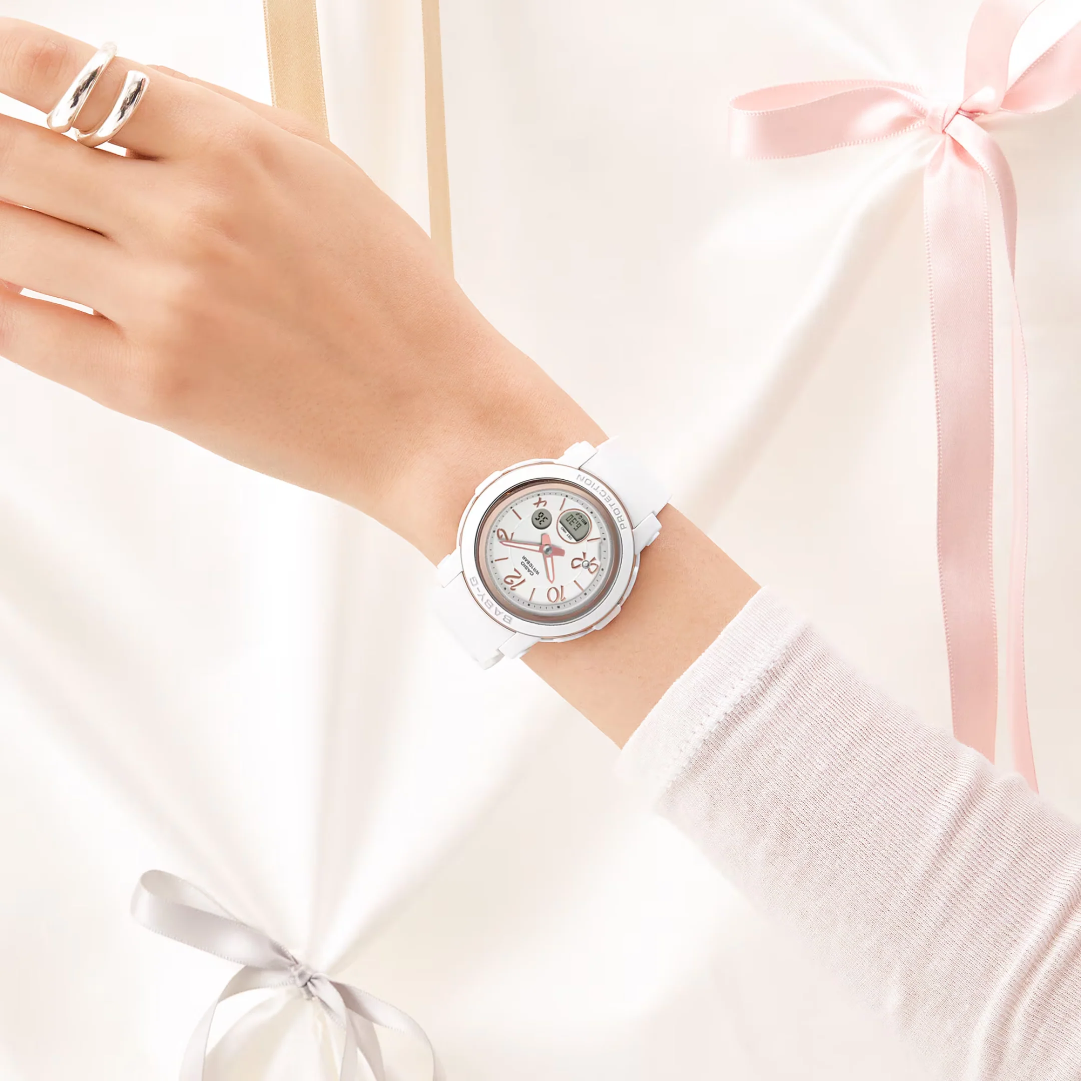 CASIO BABY-G BGA-290RA-7ADR RIBBON WHITE WOMEN WATCH - Image 2