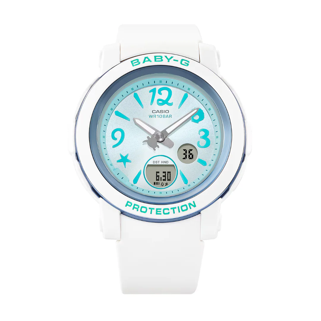 CASIO BABY-G BGA-290US-2ADR SEA ELEMENTS WHITE WOMEN WATCH - Image 2