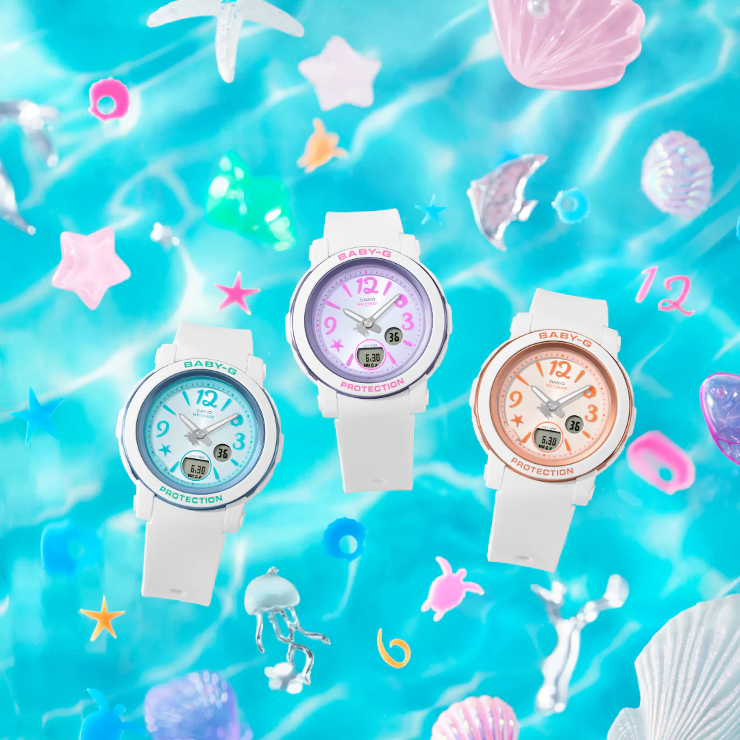 CASIO BABY-G BGA-290US-2ADR SEA ELEMENTS WHITE WOMEN WATCH - Image 4